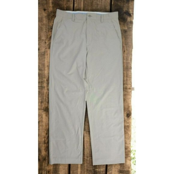 Footjoy FJ Mens Beige Performance Tour Golf Pants 34x32 - Picture 1 of 8